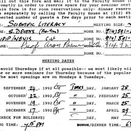 Correspondence, 1993-05-13....