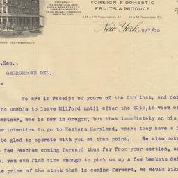 J.&G. Lippmann. Letter