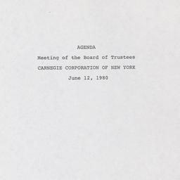 Meeting of the Board of Tru...