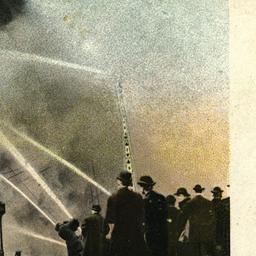 Fire Scene New York.