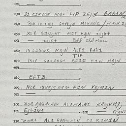 Eastern questionnaire, answ...