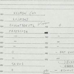 Eastern questionnaire, answ...