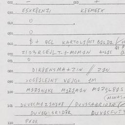 Eastern questionnaire, answ...