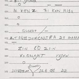Eastern questionnaire, answ...