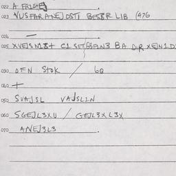 Eastern questionnaire, answ...