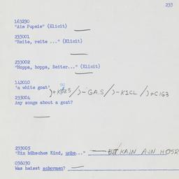 Western questionnaire, answ...