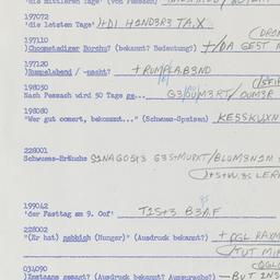 Western questionnaire, answ...