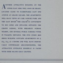 The Gracie, 538 E. 84 Street