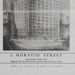 2 Horatio Street