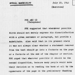 Memorandum from Frederick P...