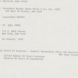 Nominating Committee