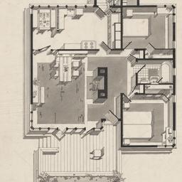 Isometric first floor plan