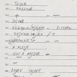 Eastern questionnaire, answ...