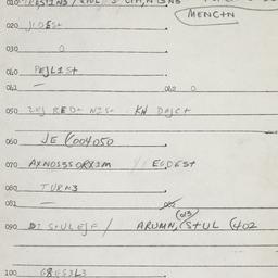 Eastern questionnaire, answ...