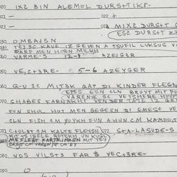 Eastern questionnaire, answ...