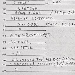 Eastern questionnaire, answ...