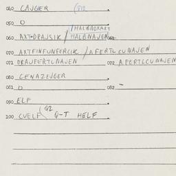 Eastern questionnaire, answ...
