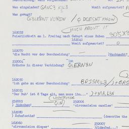 Western questionnaire, answ...