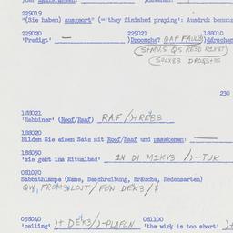 Western questionnaire, answ...