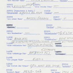 Western questionnaire, answ...