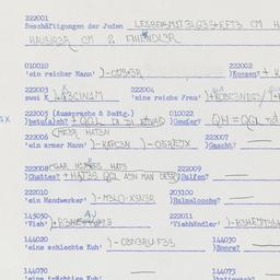 Western questionnaire, answ...