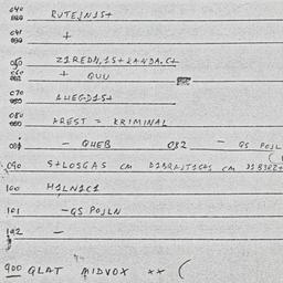 Eastern questionnaire, blue...