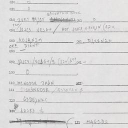 Eastern questionnaire, answ...
