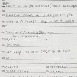 Eastern questionnaire, answ...