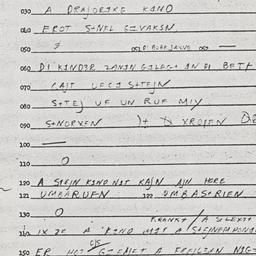 Eastern questionnaire, answ...