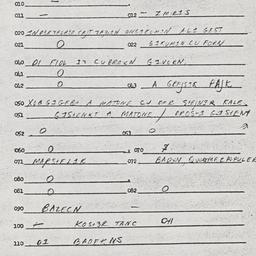 Eastern questionnaire, answ...