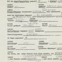 Western questionnaire, answ...