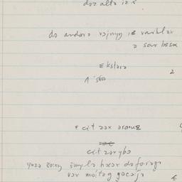 Eastern questionnaire, blue...