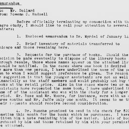 Memorandum from Rowena S. H...