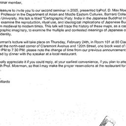 Announcements, 2005-02-24. ...