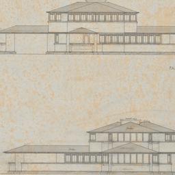 Working drawing #5: East, w...