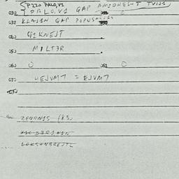 Eastern questionnaire, answ...