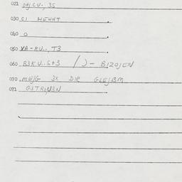 Eastern questionnaire, answ...