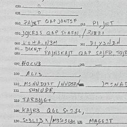 Eastern questionnaire, answ...