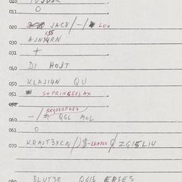 Eastern questionnaire, answ...