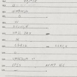 Eastern questionnaire, answ...