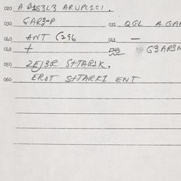 Eastern questionnaire, answ...