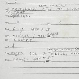 Eastern questionnaire, answ...