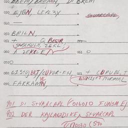 Eastern questionnaire, answ...
