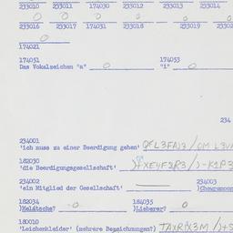 Western questionnaire, answ...