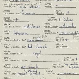 Western questionnaire, answ...