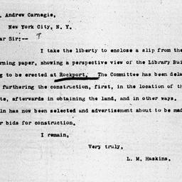 Carnegie Libraries, Promise...