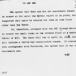 Memorandum from Charles Dol...