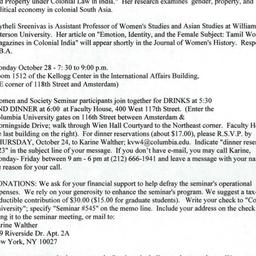 Announcements, 2002-10-02. ...