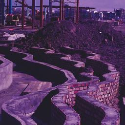 Construction view, base of ...