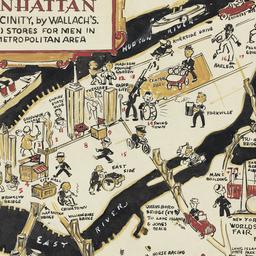A man's map of Manhatta...